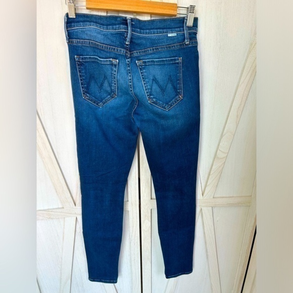💋Mother distressed skinny blue jeans 👖 25